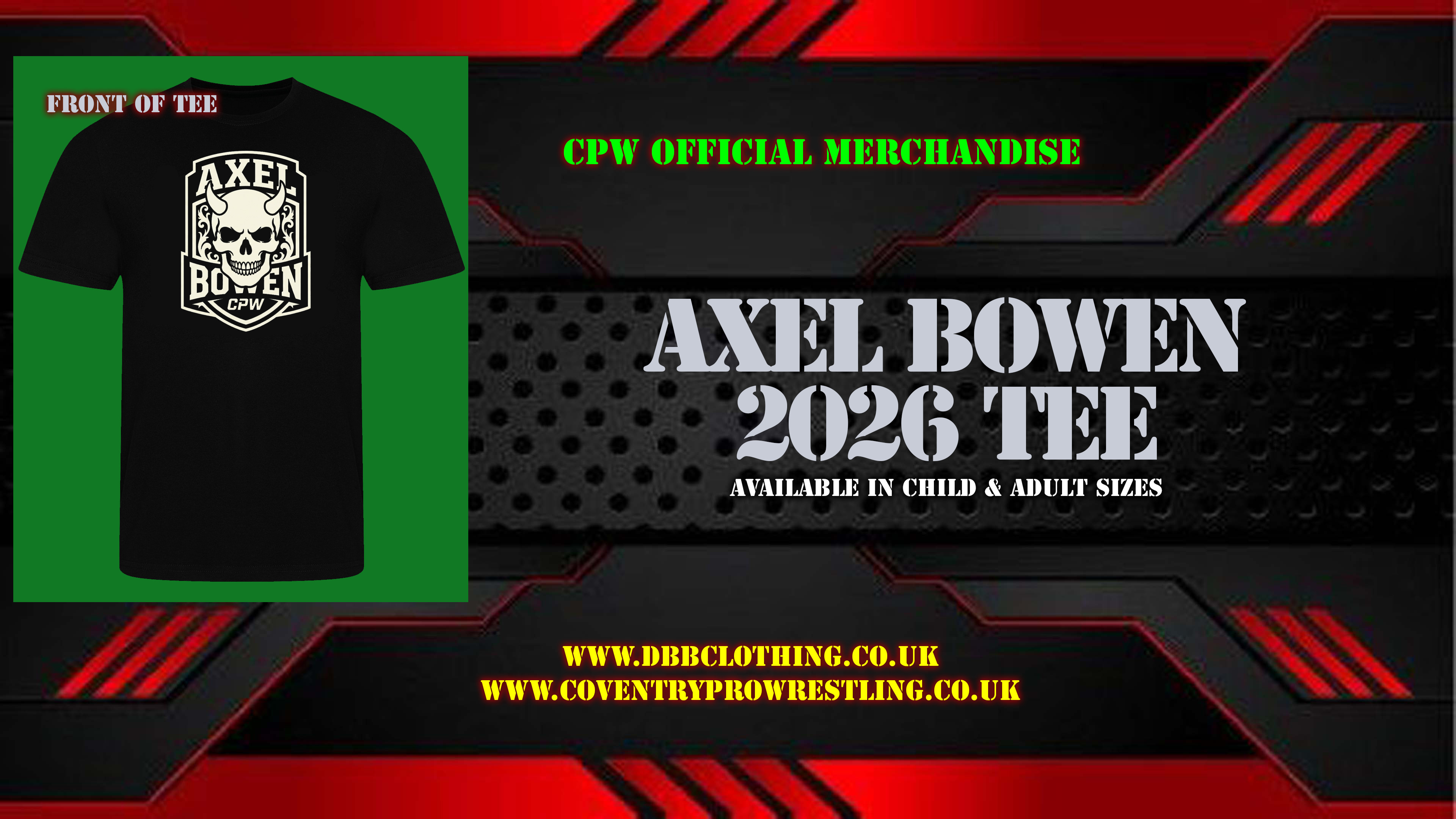 CPW Official 2026 Child Tee - Axel Bowen - Image 2