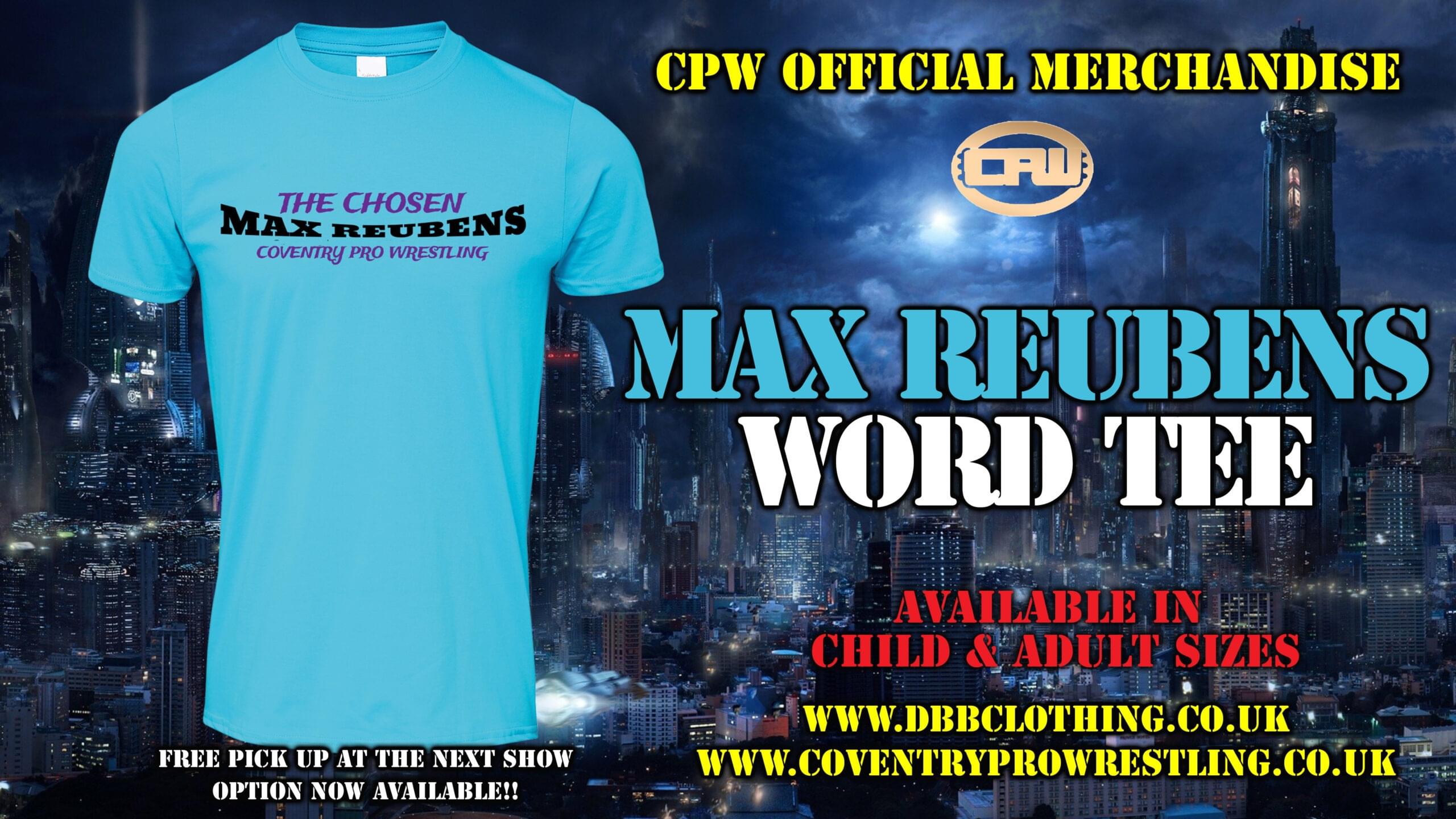 CPW Official Tee - Adult Word Max Reubens Tee
