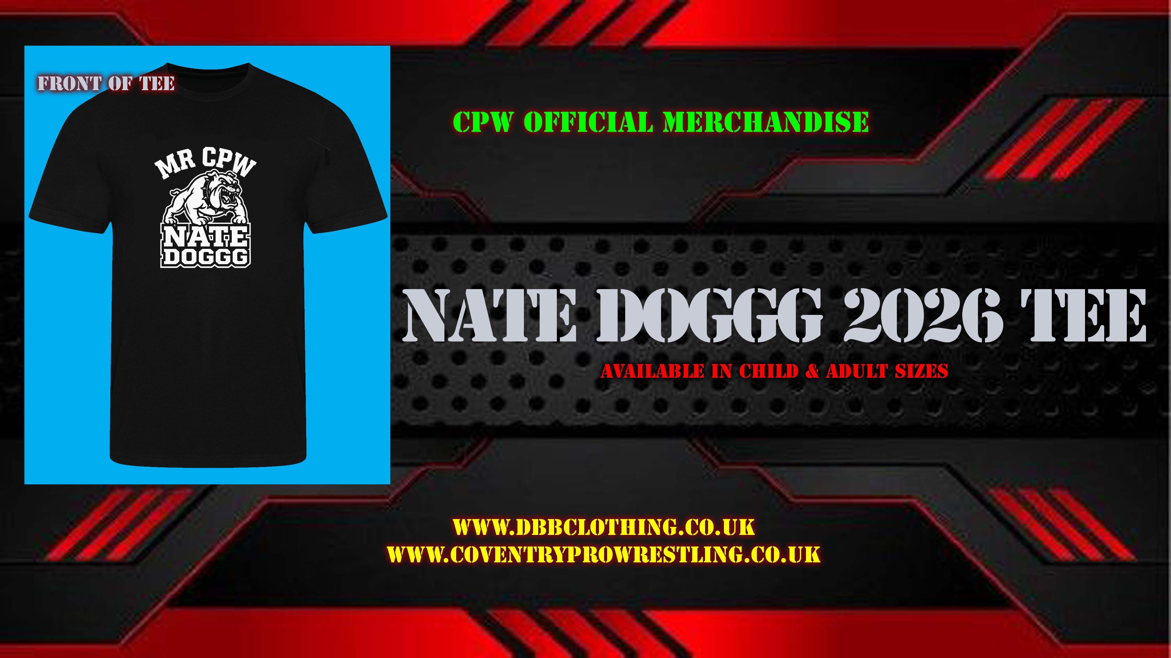 CPW Official Tee - 2026 Nate Doggg  Tee