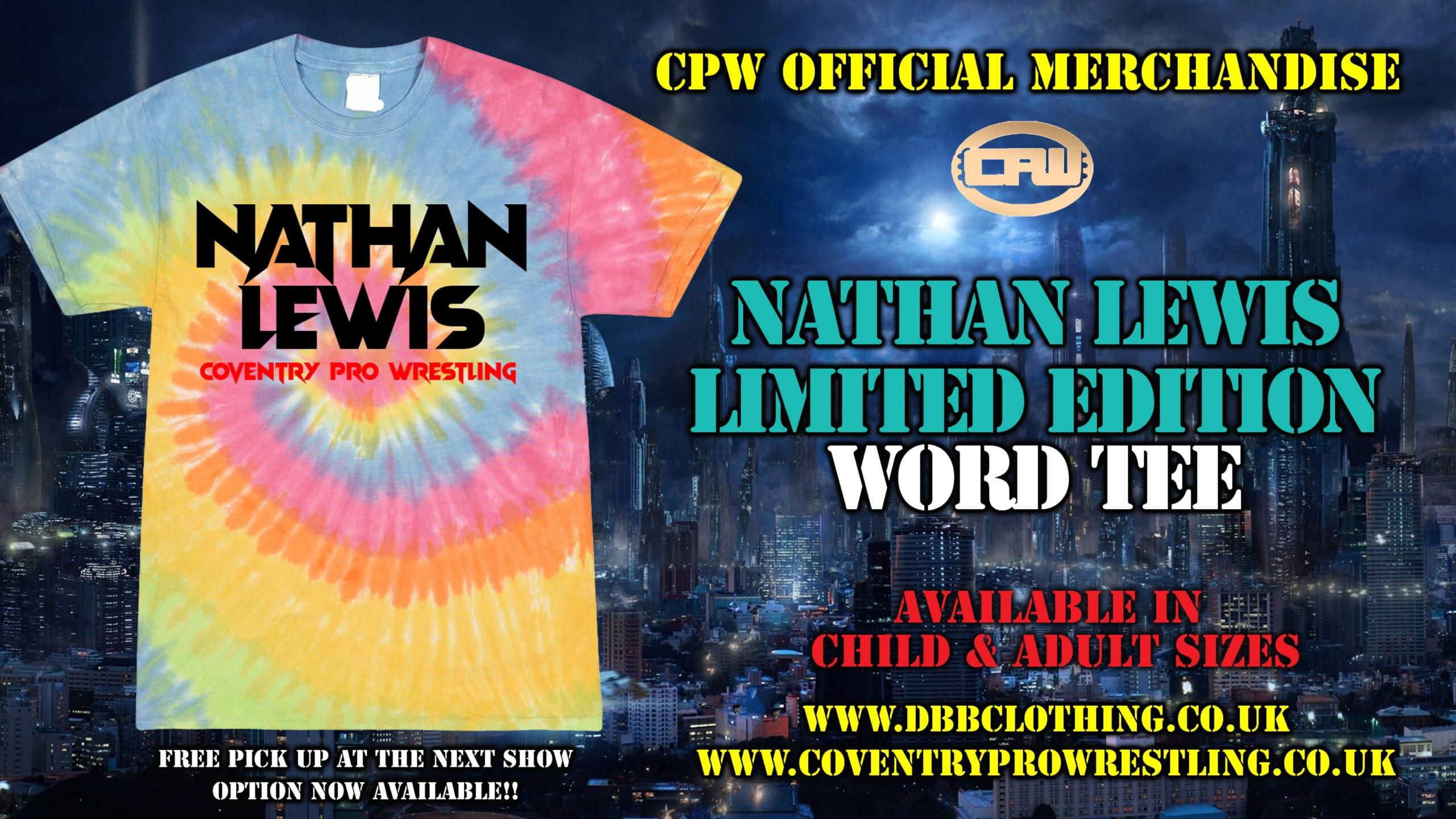 CPW Official Tee - Adult Word Nathan Lewis Limited Edition Tee